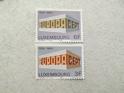 фото, Серія поштових марок Люксембург " Європа СЕРТ " 1969 рік **