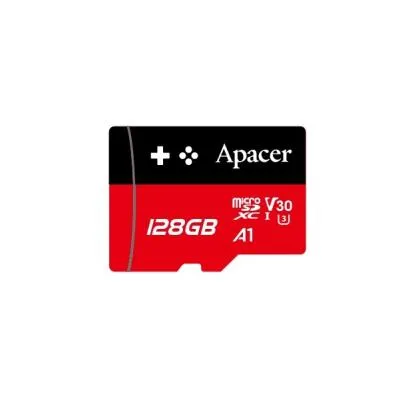 Карта памяти Apacer 128GB microSD class 10 UHS-I U3 (AP128GMCSX10U7-RAGC) Ціна