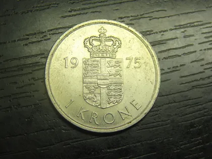 фото, 1 крона 1975 Данія