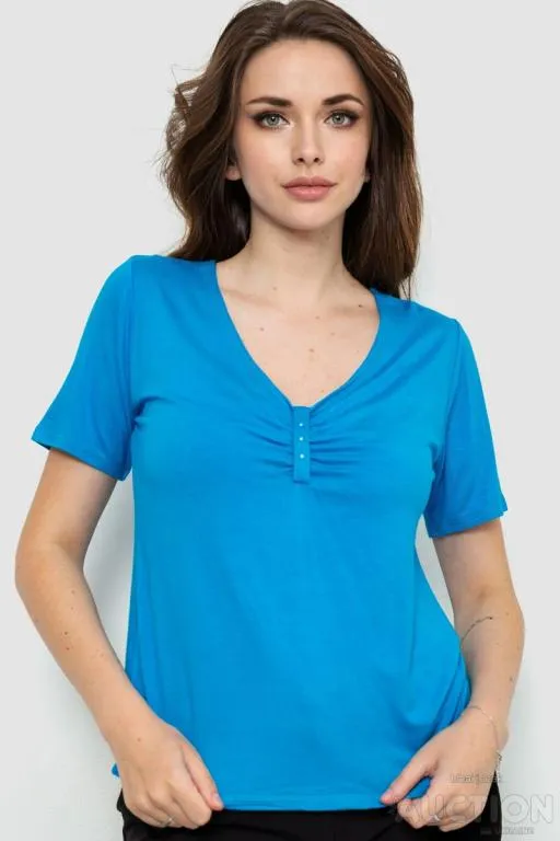 Футболка женская, цвет синий, 186R609 Ціна