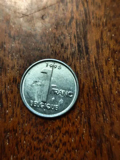 фото, Бельгія 1 франк 1995 BELGIQUE