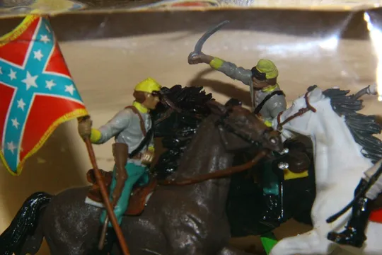 КАВАЛЕРИСТИ КОНФЕДЕРАЦІЇ ПІВДЕННИХ ШТАТІВ кавалеристы BRITAINS 54мм Англія  НАБІР №7402 Продаж