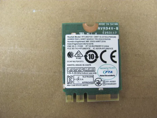 Купити номер0341-43 WI-FI модуль 01AX710 для Lenovo Ideapad 130S-14IGM WI-FI адаптер WI-FI карта Wi-Fi модуль бездротова мережева карта Wireless Card оригінал