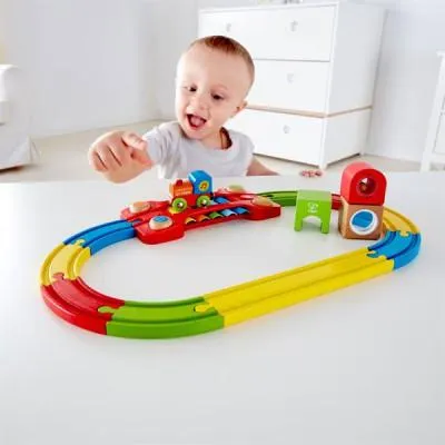 Железная дорога Hape с ксилофоном 14 элементов (E3822) З аукціону