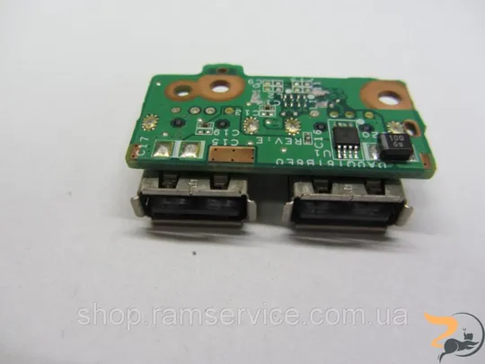 Роз’єми USB для ноутбука HP Pavilion dv5-1000, *DA0QT6TB6E0 REV:E, б/в Ціна
