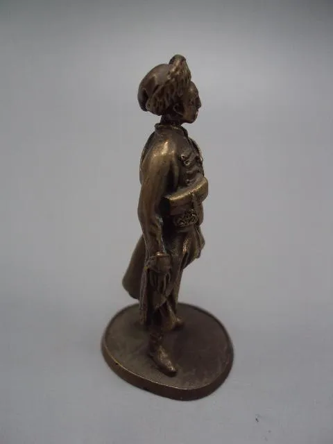 Фигура миниатюра статуэтка бронза козак гетьман казак гетман высота 6 см №13395 Продаж