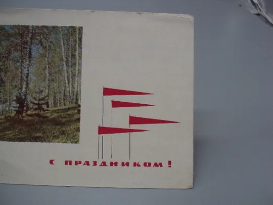 Купити Открытка С праздником! 1964 г фото Г.М. Соловьева, худ. И.Я. Дергилева, ред. П.А. Бальчевский №16006