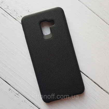 фото, Чохол Samsung A730F Galaxy A8 Plus 2018 для телефона протиударний Black