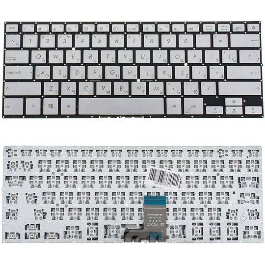 Купити Клавіатура для ноутбука ASUS (GX500, NX500 series) rus, silver, без фрейму