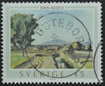 фото, Швеция Живопись Иван Агуэли 1969