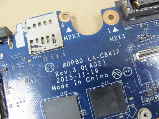 645-15 материнська плата  ADP80 LA-C841P 0N98Y6 SR2FU  I7-6820HQ для DELL  LATITUDE E5570  оригінал в Україні