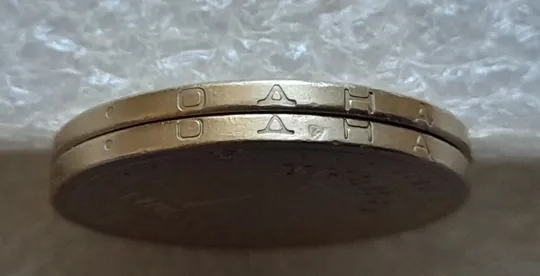 (6961) 1 гривня 2012 1БА1, 1БА2 - 2 монети одним лотом (1 гривна 2012) З аукціону