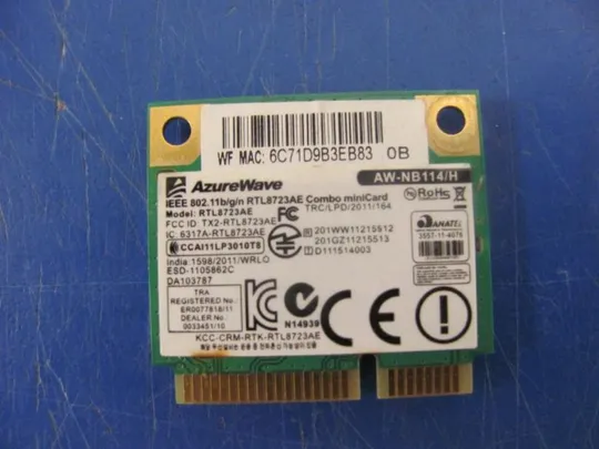 Купити №298-5 WI-FI адаптер для MSI MS-1757 GE70 оригінал