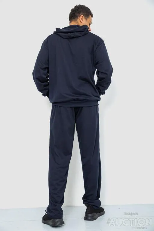 Спорт костюм мужской, цвет темно-синий, 244R9111 Продаж