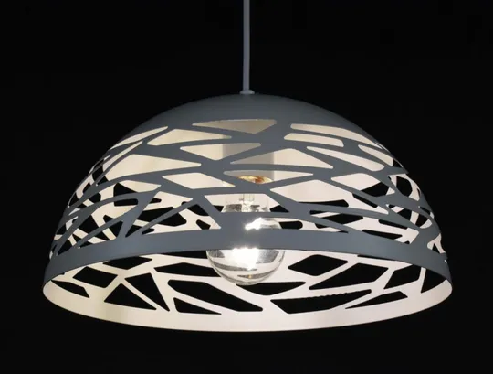 Люстра подвесная на 1 лампочку 27812 Белый 30-180х30х30 см. Продаж