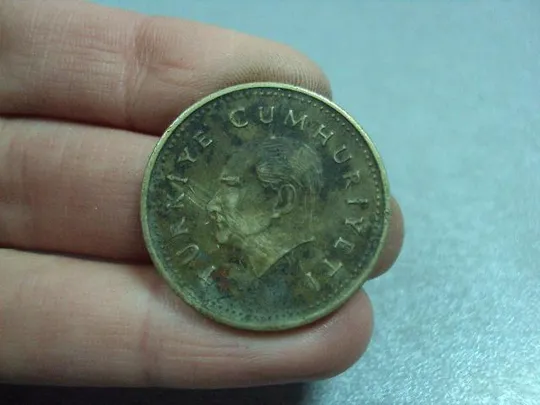 монета турция 1000 лир 1990 №9375 З аукціону