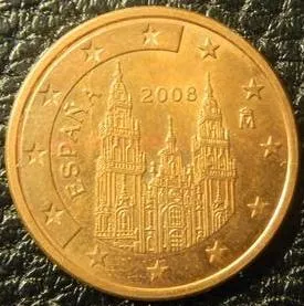 фото, 5 євроцентів 2008 Іспанія