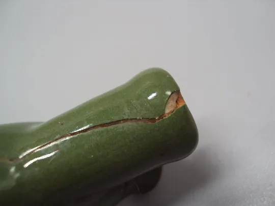 Двойник часть курительной трубки, в который вставляется чаша и чубук керамика 6 см №13530 Характеристики