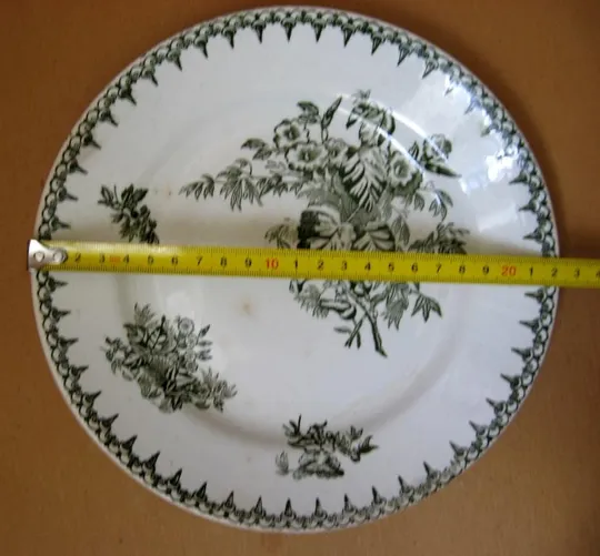 ТАРЕЛКА = Дмитровский фарфоровый завод - ВЕРБИЛКИ = ЛЕВ - экспортное клеймо 1927 - 1937 гг. Інтернет-аукціон