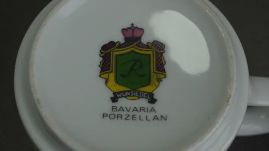 Набір дитячий Тарілка Чашка Песик порцеляна старий посуд Німеччина Bavaria Вживане в Україні