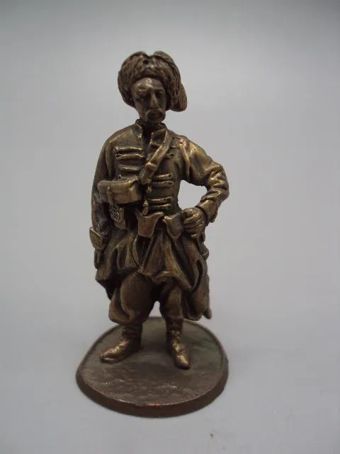 Фигура миниатюра статуэтка бронза козак гетьман казак гетман высота 6 см №13395 Інтернет-аукціон