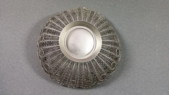 Скань ваза корзинка мельхиор советский БУ с дефектом Характеристики