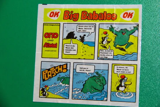 ВКЛАДИШ ЕТИКЕТКА ВІД ЖУВАЛЬНОЇ ГУМКИ вкладыш OK Big Babaloo OTTO und ALWIN Ціна