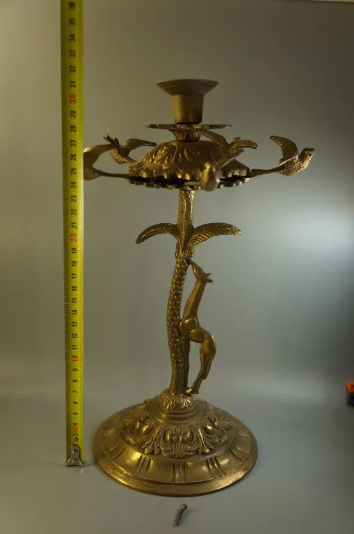 Подсвечник детали к подсвечнику африканские мотывы жираф птички высота 31 см (№1918) №10634 Ціна