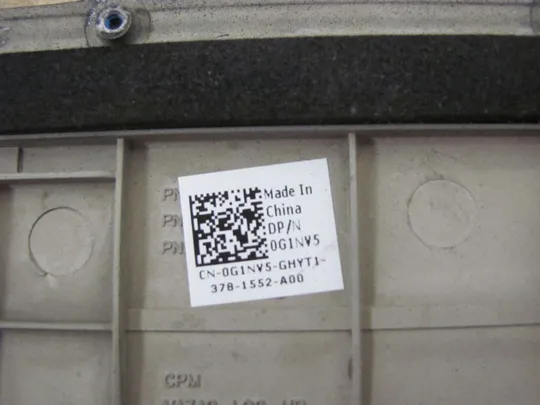 номер0245-32 Кришка панель палмрест 0G1NV5 для сенсорний DELL XPS 12 9Q33 оригінал Характеристики