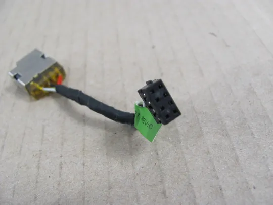 номер0217-33 роз'єм живлення,Роз'єми живлення та заряджання ноутбуків,Роз'єм зарядки,Гніздо живлення,Штекера живлення,Зарядний порт,Роз'єм адаптера живлення,power connector 756956-TD1  для HP Pavilion 17-P 17-F 17-K 11-N 11-P  оригінал З аукціону