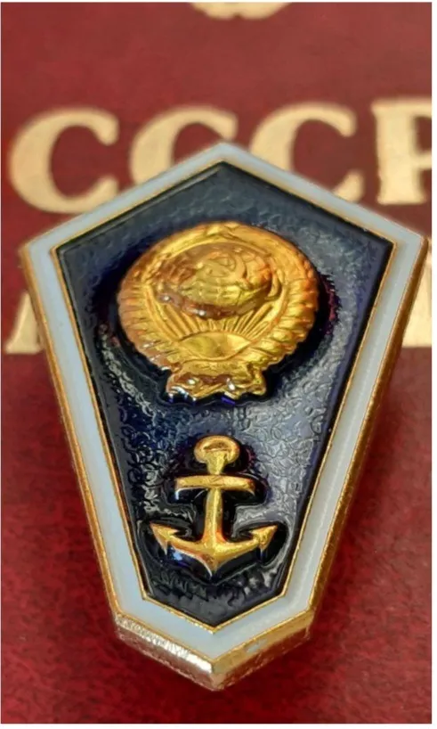 Ромб 'Морского Училища' с доком на старпома(☝️люкс!) Інструкція