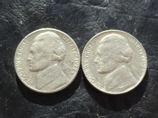 5 центів 1977 США (два різновиди) Ціна