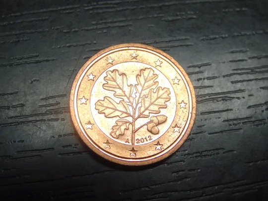 2 євроцента 2012 A Німеччина Ціна