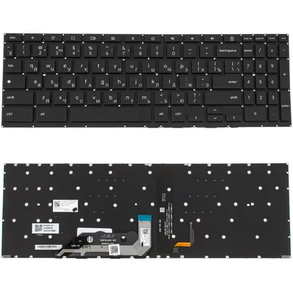 фото, Клавіатура для ноутбука ASUS (CX5500 series) rus, black, без кадру