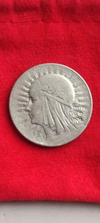 5 злотых 1933 года монета Польши Ядвига серебро nv51 Ціна