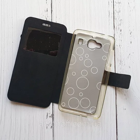 Купити Чохол-книжка Xiaomi Redmi 2 для телефона (з віконцем) Чорний