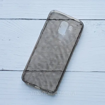 фото, Чохол Samsung J600F Galaxy J6 2018 для телефону сірий силіконовий