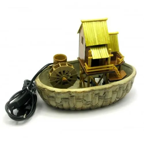 Купити Декоративный фонтан для дома настольный 22.5х19х13 см насос с подстветкой