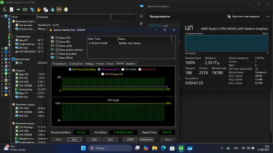 №1 Ноутбук Lenovo ThinkPad L14 Gen 1 AMD Ryzen 5 Pro 4650U 8GB DDR4 128GB SSD Інструкція