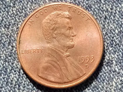 фото, США, 1 цент ( 1993 г.) D