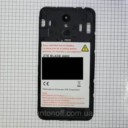 фото, Середній корпус ZTE Blade A602 для телефону оригінал з розборки
