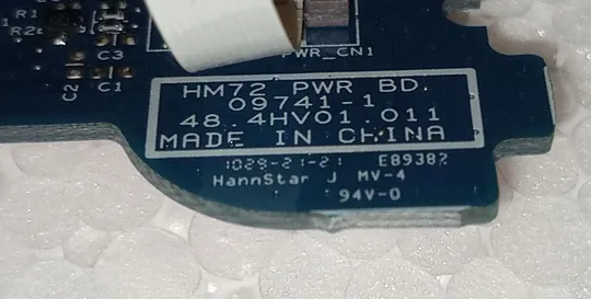 Кнопка включення з ноутбука eMachines G640 MS2294 48.4HV01.011 З аукціону