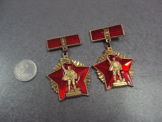 знак победитель смотра памятников великого октября и гражданской войны лот 2 шт №12968 Ціна