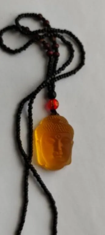 Новая Подвеска  кулон Голова Будды камень Натуральный желтый кристалл  gb536 З аукціону