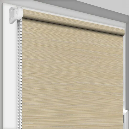 Рулонная штора Rolets Меланж Премиум 1-3-500 50x170 см открытого типа Светло-бежевая Ціна