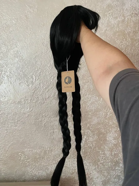 Перука, чорна (косічки) Р-51 Ціна