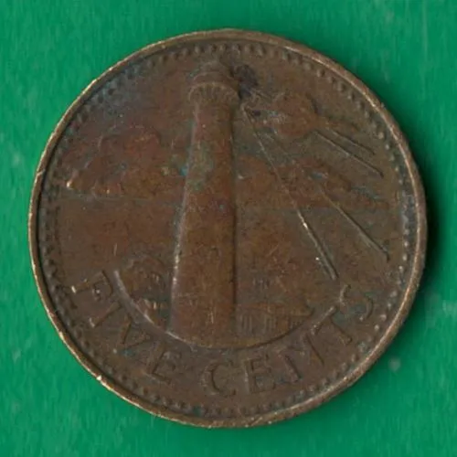 5 центів 1998 року Барбадос [КВ] Ціна