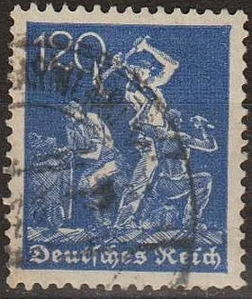 фото, 1921 - Німеччина - Стандарт 120 - wmk.1 Mi.168 _2,0 €