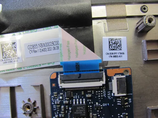 номер0972-4 кришка панель корпус топкейс палмрест AP2V7000502 0VN1PF  для Dell Precision 7550 7560  оригінал На торгах