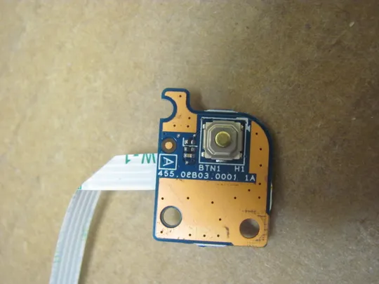 номер0929-36 Плата кнопки живлення Laptop Power button board Кнопкова плата Кнопковий модуль Плата управління кнопками 455.08B03.0001  для Lenovo V110-15 V110-15IKB V110-15ISK оригінал З аукціону
